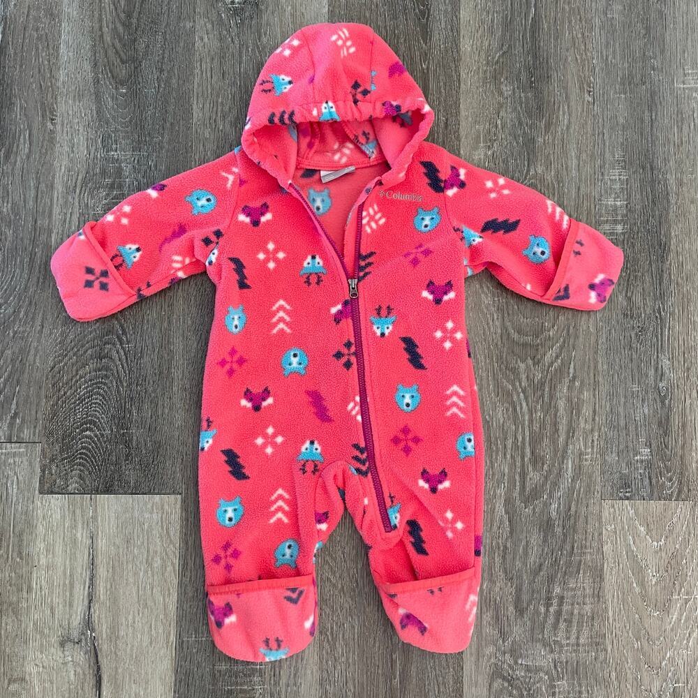 Columbia Snowtop II Fleece Bunting Baby Girl Blush Pink - Size: 3-6 Months